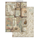 STAMPERIA SYMPHONY JUNK JOURNAL 8 КАРТИЧКИ 4 СТИКЕРА И 4 ИЗРЕЗКИ - SBJK24