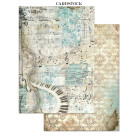 STAMPERIA SYMPHONY JUNK JOURNAL 8 КАРТИЧКИ 4 СТИКЕРА И 4 ИЗРЕЗКИ - SBJK24