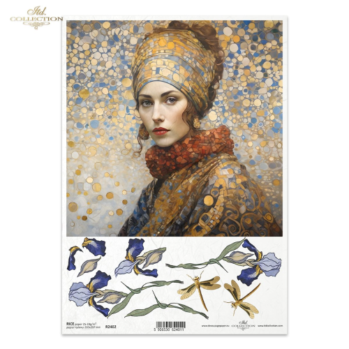ITD COLLECTION ДЕКУПАЖНА ОРИЗОВА ХАРТИЯ А4 - R2402