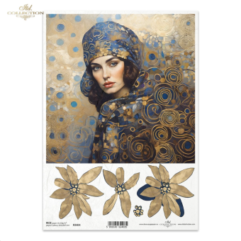 ITD COLLECTION ДЕКУПАЖНА ОРИЗОВА ХАРТИЯ А4 - R2404
