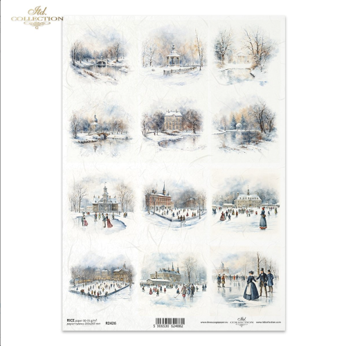 ITD COLLECTION DECOUPAGE RICE PAPER A4 - R2426