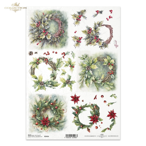ITD COLLECTION DECOUPAGE RICE PAPER A4 - R2434