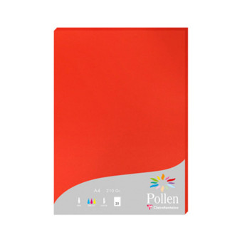 CLAIREFONTAINE ХАРТИЯ A4 210 ГР. - КОРАЛОВО ЧЕРВЕНО