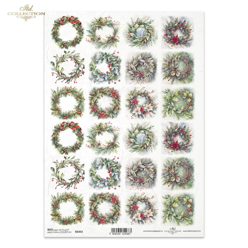 ITD COLLECTION DECOUPAGE RICE PAPER A4 - R2453