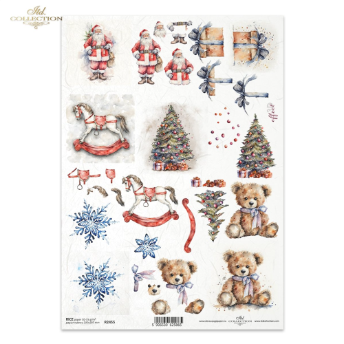 ITD COLLECTION DECOUPAGE RICE PAPER A4 - R2455