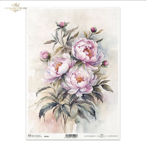 ITD COLLECTION DECOUPAGE RICE PAPER A4 - R2463
