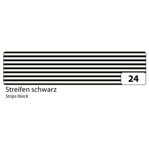 FOLIA WASHI TAPE - ЛЕПЕНКА ЗА ДЕКОРАЦИЯ - ЧЕРНО РАЙЕ
