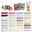 FOLIA WASHI TAPE - ЛЕПЕНКА ЗА ДЕКОРАЦИЯ - ЦВЕТЯ