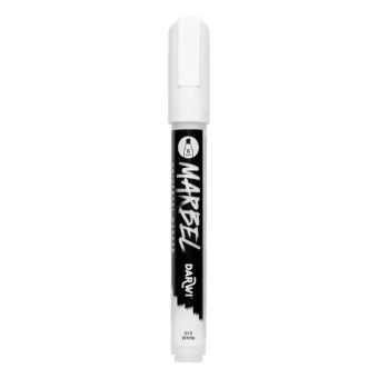 MARBEL АКРИЛЕН МАРКЕР 6 MM - WHITE 010