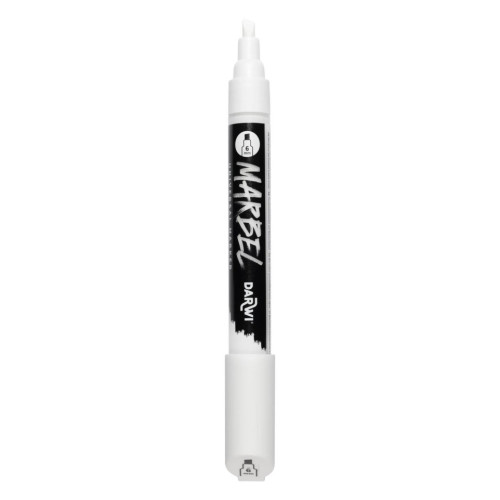 MARBEL ACRYLIC MARKER 6 MM - WHITE 010