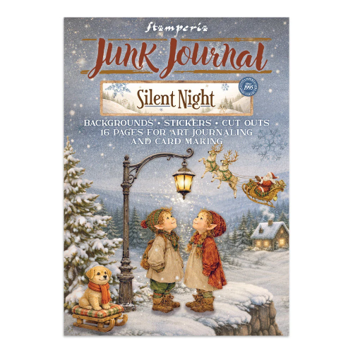 STAMPERIA SILENT NIGHT JUNK JOURNAL - SBJK27