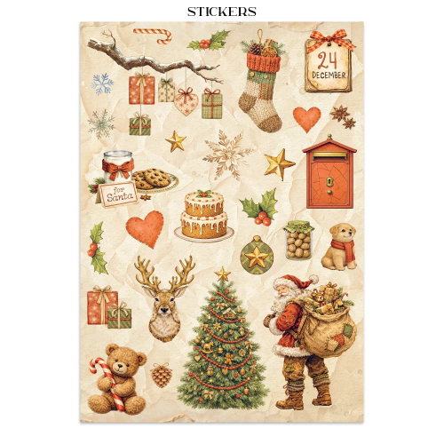 STAMPERIA SILENT NIGHT JUNK JOURNAL - SBJK27