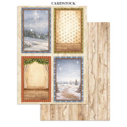 STAMPERIA SILENT NIGHT JUNK JOURNAL - SBJK27