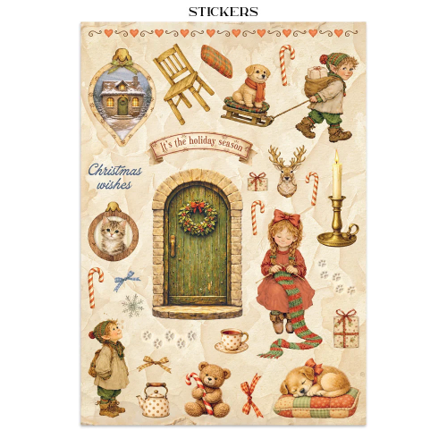 STAMPERIA SILENT NIGHT JUNK JOURNAL - SBJK27