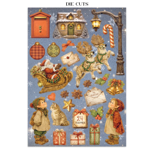 STAMPERIA SILENT NIGHT JUNK JOURNAL - SBJK27