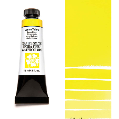 DANIEL SMITH WATERCOLOUR PAINT 15ML - LEMON YELLOW 284600165