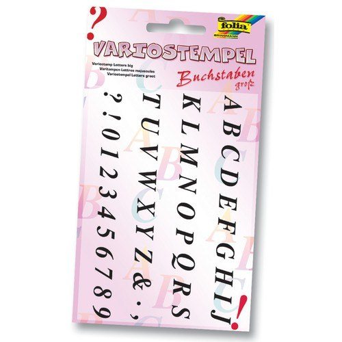 FOLIA СИЛИКОНОВИ ПЕЧАТИ ГОЛЕМИ БУКВИ