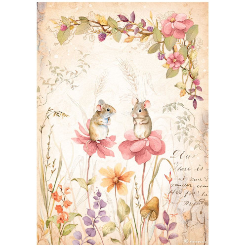 STAMPERIA WOODLAND DECOUPAGE PAPER 6PCS A4 DFSA4XWL