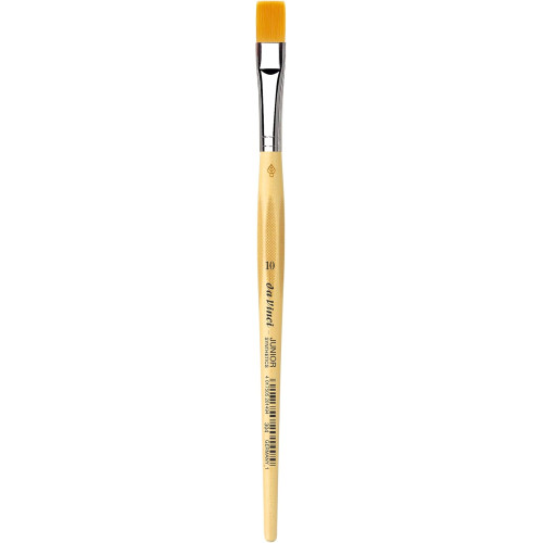 DA VINCI ЧЕТКА JUNIOR SYNTHETICS BRISTLE 329 ПЛОСКА №10