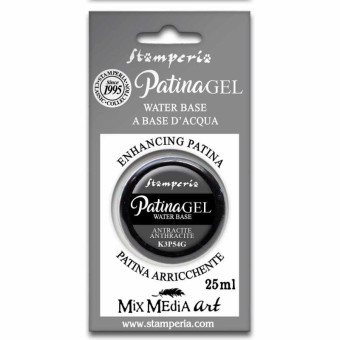 STAMPERIA PATINA GEL ANTHRACITE 25 ML. - K3P54G