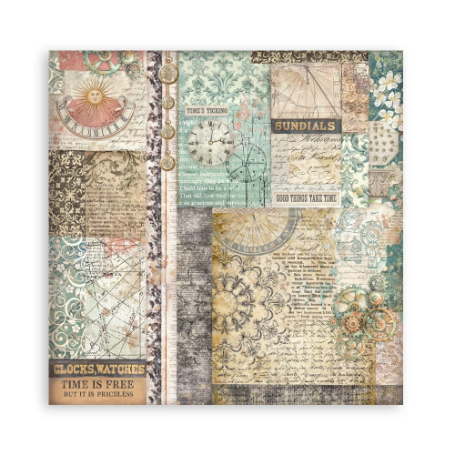 STAMPERIA GARDEN OF TIME БЛОКЧЕ 30,5/30,5 СМ -SBBXLB36
