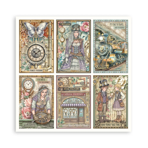 STAMPERIA GARDEN OF TIME БЛОКЧЕ 30,5/30,5 СМ -SBBXLB36