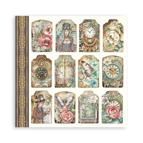 STAMPERIA GARDEN OF TIME БЛОКЧЕ 30,5/30,5 СМ -SBBXLB36
