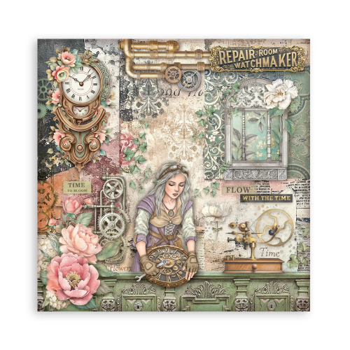 STAMPERIA GARDEN OF TIME БЛОКЧЕ 30,5/30,5 СМ -SBBXLB36