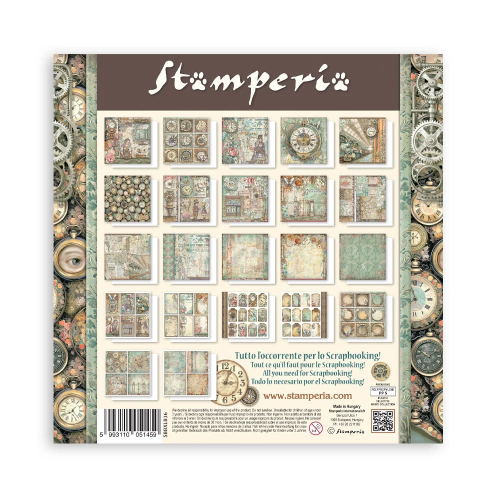 STAMPERIA GARDEN OF TIME БЛОКЧЕ 30,5/30,5 СМ -SBBXLB36