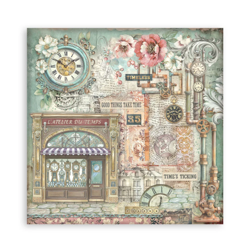 STAMPERIA GARDEN OF TIME БЛОКЧЕ 30,5/30,5 СМ -SBBXLB36