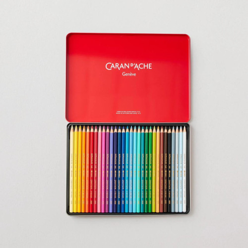 CARAN D'ACHE АКВАРЕЛНИ МОЛИВИ SUPRACOLOR КОМПЛЕКТ 30 ЦВ