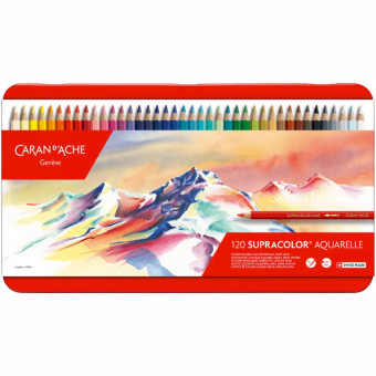 CARAN D'ACHE АКВАРЕЛНИ МОЛИВИ SUPRACOLOR КОМПЛЕКТ 120 ЦВ