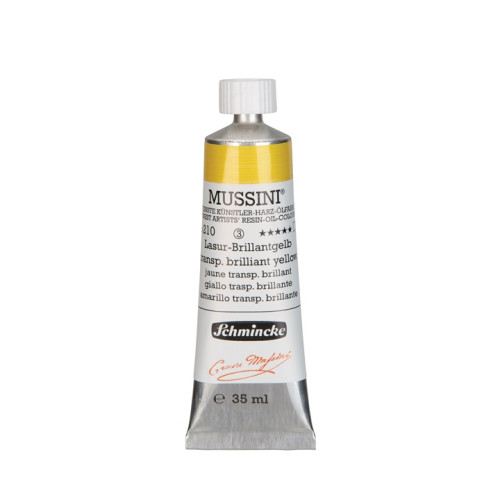 SCHMINCKE OIL PAINT 35 ML MUSSINI TRANSP BRILLIANT YELLOW