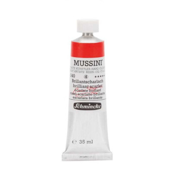 SCHMINCKE OIL PAINT 35 ML MUSSINI BRILLIANT SCARLET