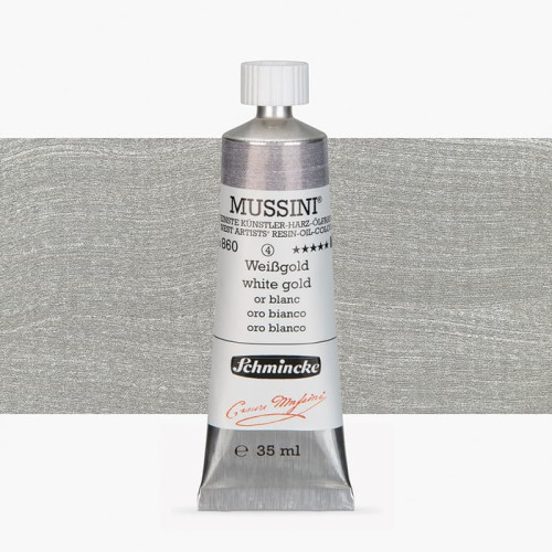 SCHMINCKE МАСЛЕНА БОЯ 35 МЛ MUSSINI WHITE GOLD