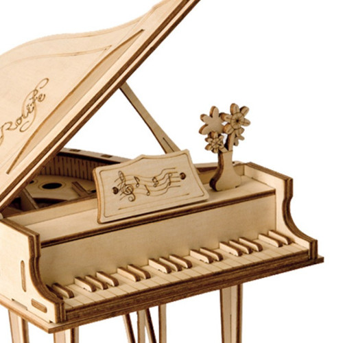 ROBOTIME 3D ДЪРВЕН ПЪЗЕЛ GRAND PAINO 74 ЧАСТИ TG402