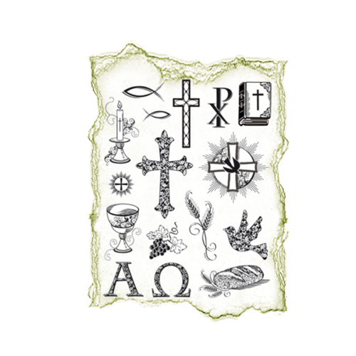 VIVA DECOR SILICONE STAMPS - CHRISTIAN SYMBOLS