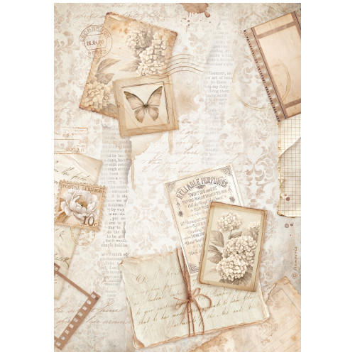 STAMPERIA QUIET DAYS DECOUPAGE RICE PAPER A4 - DFSA41073