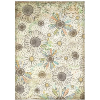 STAMPERIA DAISY ART ДЕКУПАЖНА ХАРТИЯ А4 - DFSA41096