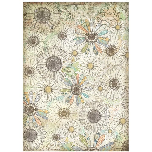 STAMPERIA DAISY ART ДЕКУПАЖНА ХАРТИЯ А4 - DFSA41096
