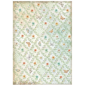 STAMPERIA DAISY ART ДЕКУПАЖНА ХАРТИЯ А4 - DFSA41097