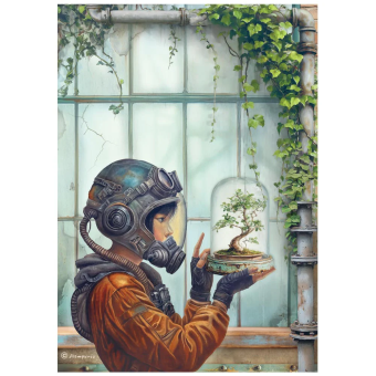 STAMPERIA A NEW BEGINNING ДЕКУПАЖНА ОРИЗ ХАРТИЯ А4-DFSA41106