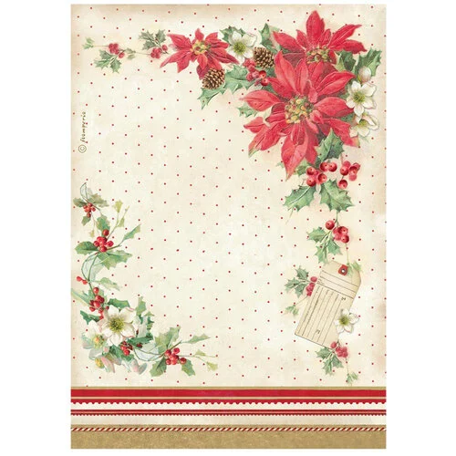 STAMPERIA CLASSIC CHRISTMAS ДЕКУПАЖНА ОРИЗОВА ХАРТИЯ А4 - DFSA41130