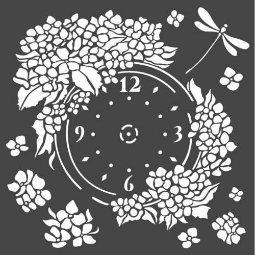 STAMPERIA MEDIA STENCIL - ШАБЛОН 18 Х 18 СМ - KSTDQ41