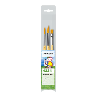 DA VINCI JUNIOR ЧЕТКИ СИНТЕТИКА КОМПЛЕКТ 3БР. SCHOOL
