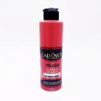 CADENCE АКРИЛНА БОЯ PREMIUM 250 МЛ. - STRAWBERRY RED 7550
