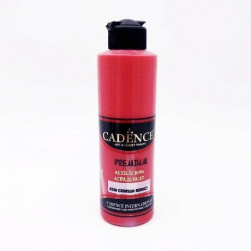 CADENCE ACRYLIC PAINT PREMIUM 250 ML. - STRAWBERRY RED 7550