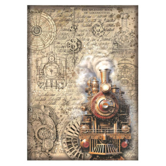 STAMPERIA SIR VAGABOND IN FANTASY WORLD DECOUPAGE PAPER A4 - DFSA4845