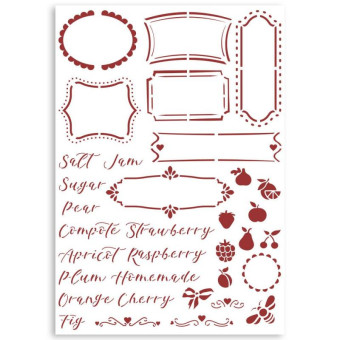 STAMPERIA UNIVERSAL TEMPLATE FOR MULTIPLE USE KSG486