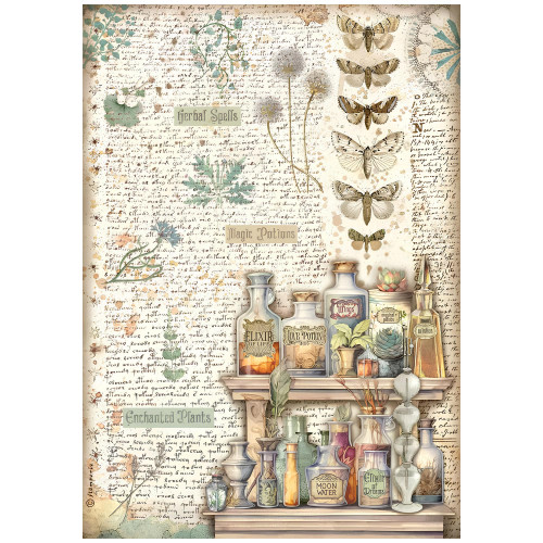 STAMPERIA FORTUNE DECOUPAGE RICE PAPER A4 - DFSA4872